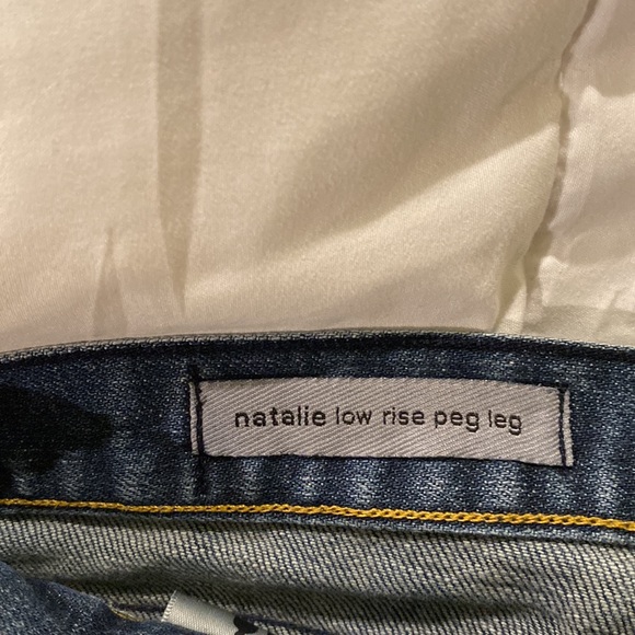 Natalie low rise peg leg jeans size 29 - Picture 3 of 4